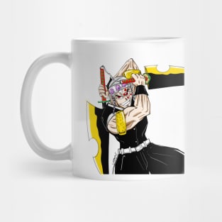 tengen uzui the sound hashira in kimetsu no yaiba the demon slayer art Mug